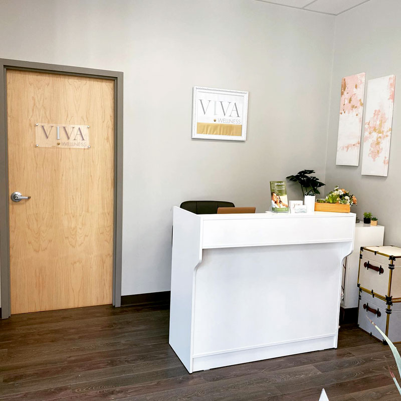VIVA Wellness Reception Area VIVA Wellness Reception Area